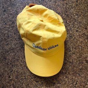 Outdoor voices yellow hat